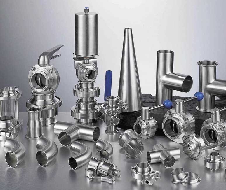 SMS, 3A, DIN, IDF, RJT Sanitary Fittings